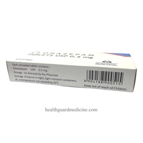 CLONAZEPAM Tablets 0.5 mg - Image 2