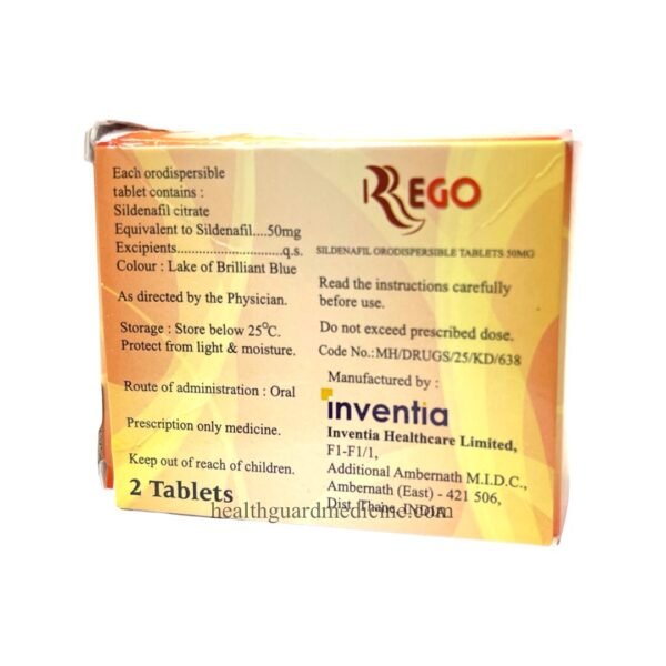 REGO - Sildenafil Orodispersible 50mg - Image 2