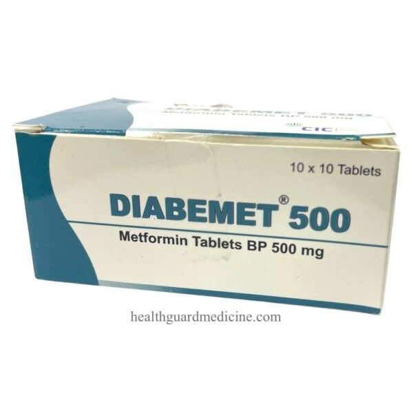 DIABEMET 500 (Metformin Tablets BP 500mg) - Image 2