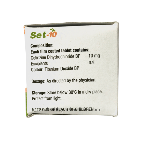 Set-10 mg - Cetirizine Hydrochloride