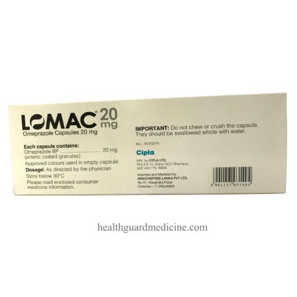 LOMAC 20mg - Omeprazole