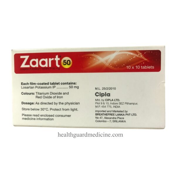 ZAART 50 mg - Losartan Potassium