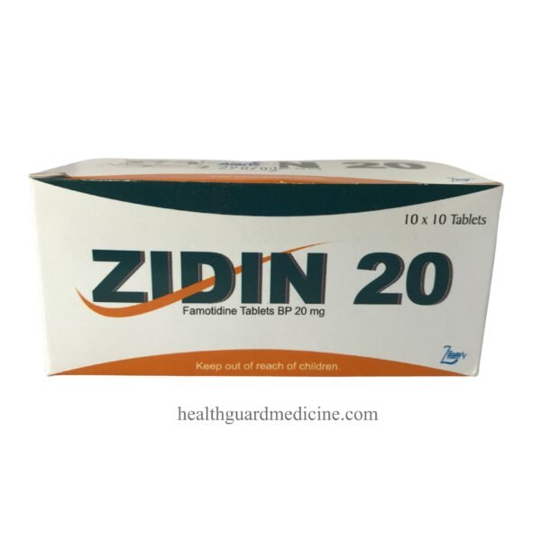 ZIDIN 20 mg - Famotidine Tablet