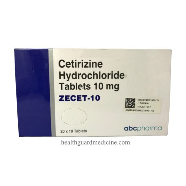 ZECET-10 ( Cetirizine Hydrochloride Tablets )