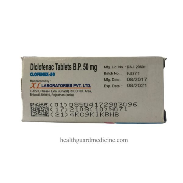 CLOFENEX 50 mg - Diclofenac Tablet