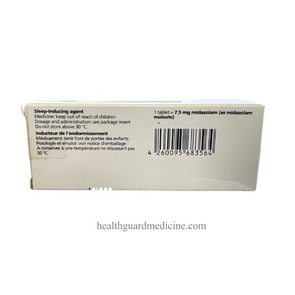 Dormicum 7.5mg X 10 TABLETS (Midazolam)