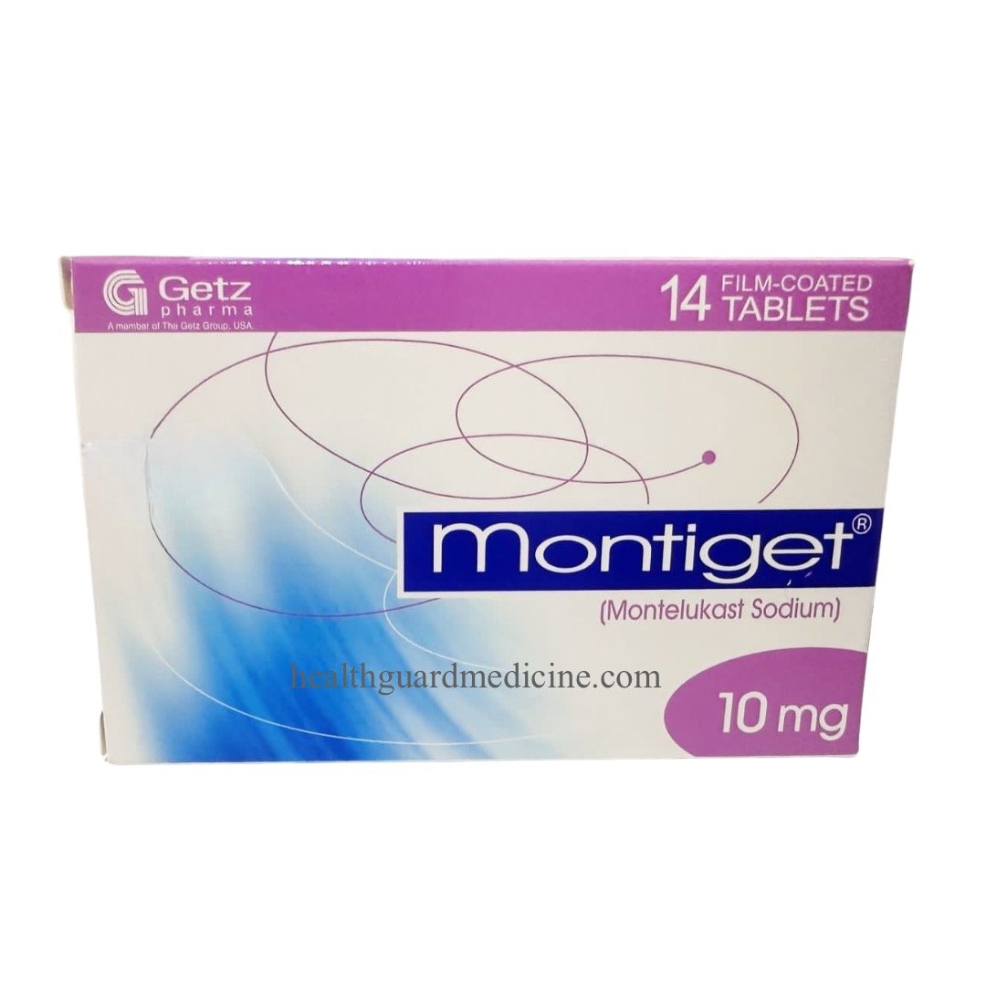 MONTIGET 10mg Tablets – Montelukast Sodium for Asthma & Allergy