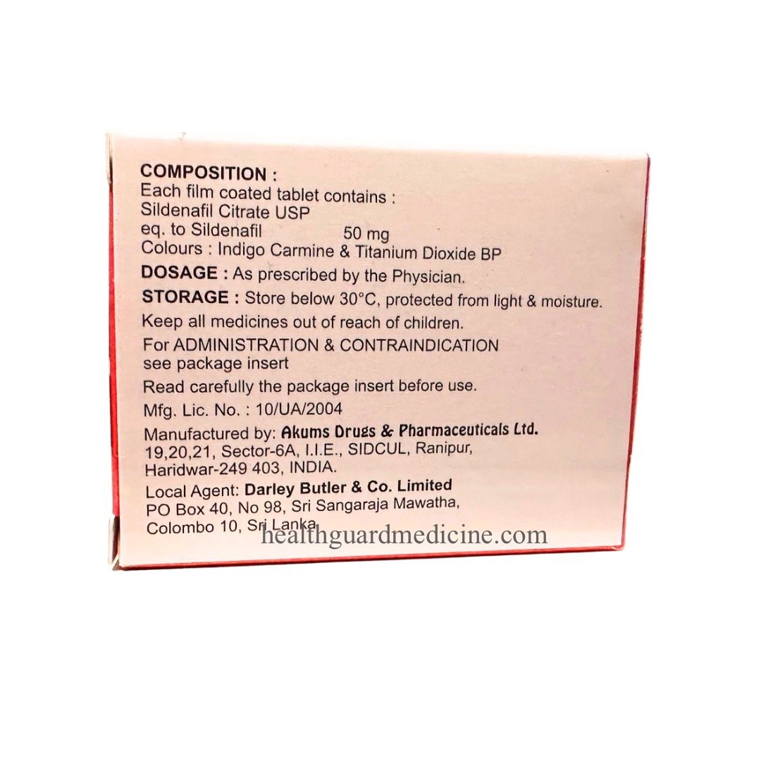 WELGRA 50mg Tablets – Sildenafil for Sexual Performance