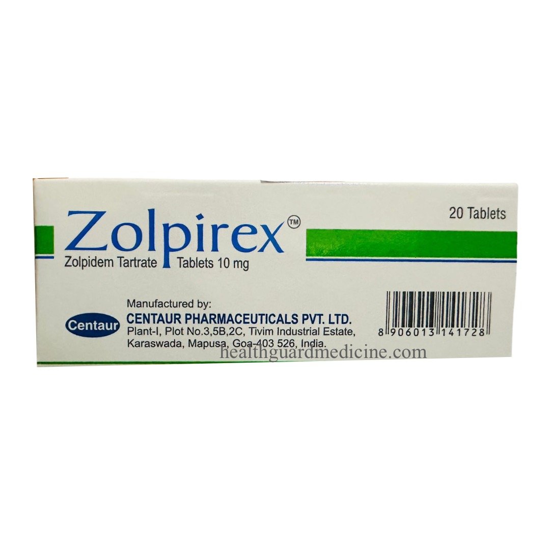 ZOLPIREX 10mg Tablets – Zolpidem Tartrate Sleep Aid